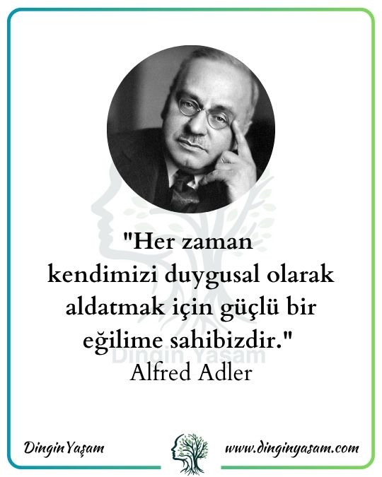 alfred adler psikoloji sozleri