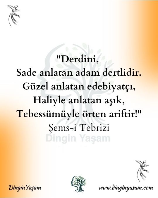 sems i tebrizi sozleri dert
