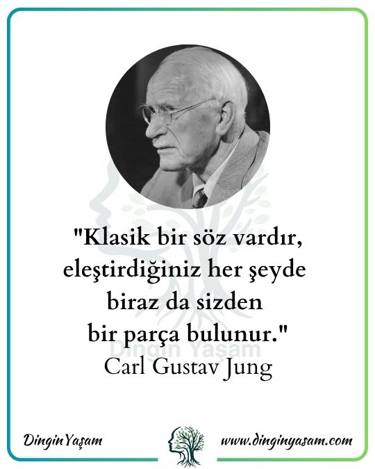 carl jung elestirmek uzerine sozler