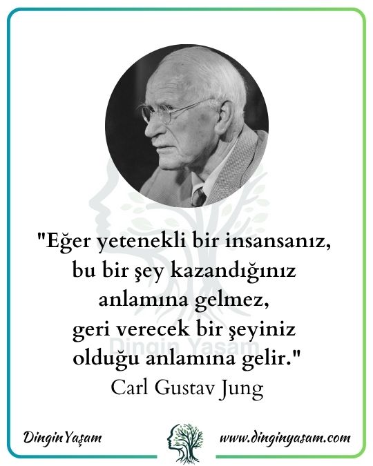 yetenek uzerine sozler carl jung