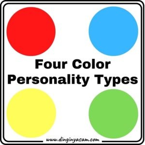 Four Color Personality Types | Red | Yellow | Green | Blue
