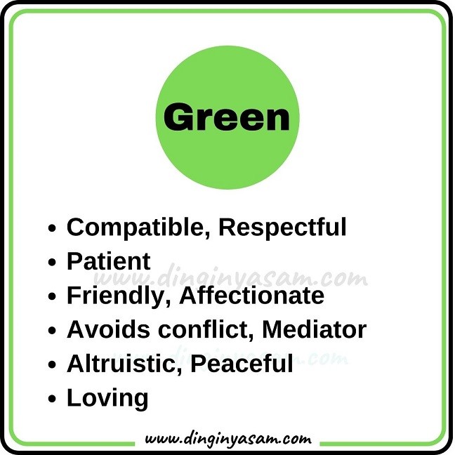 green personality dinginyasam.com