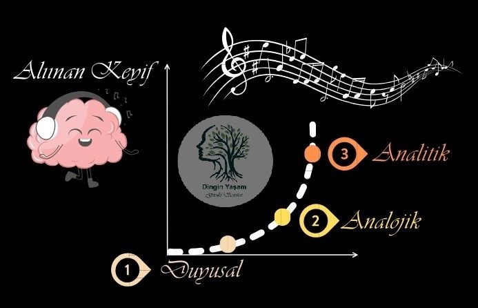 Mihaly Csikszentmihalyi akis muzik dinlemenin uc asamasi dinginyasam
