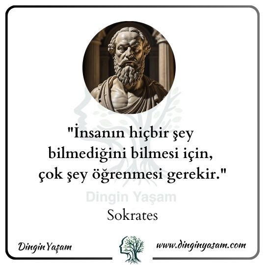 sokrates sozleri bilmemek