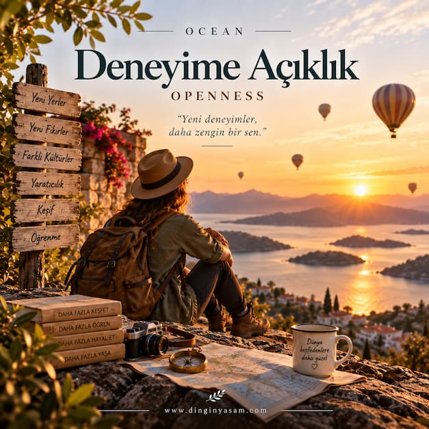 Deneyime Açıklık (Openness) – Big Five kişilik özelliği