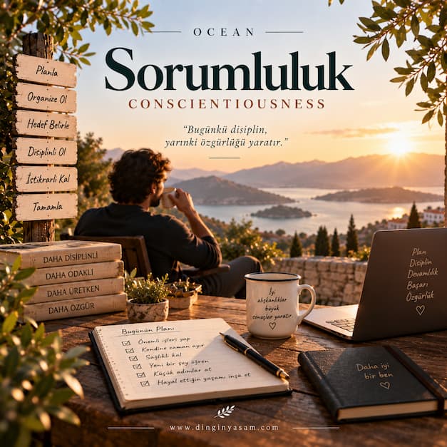 Sorumluluk (Conscientiousness) – Big Five kişilik özelliği